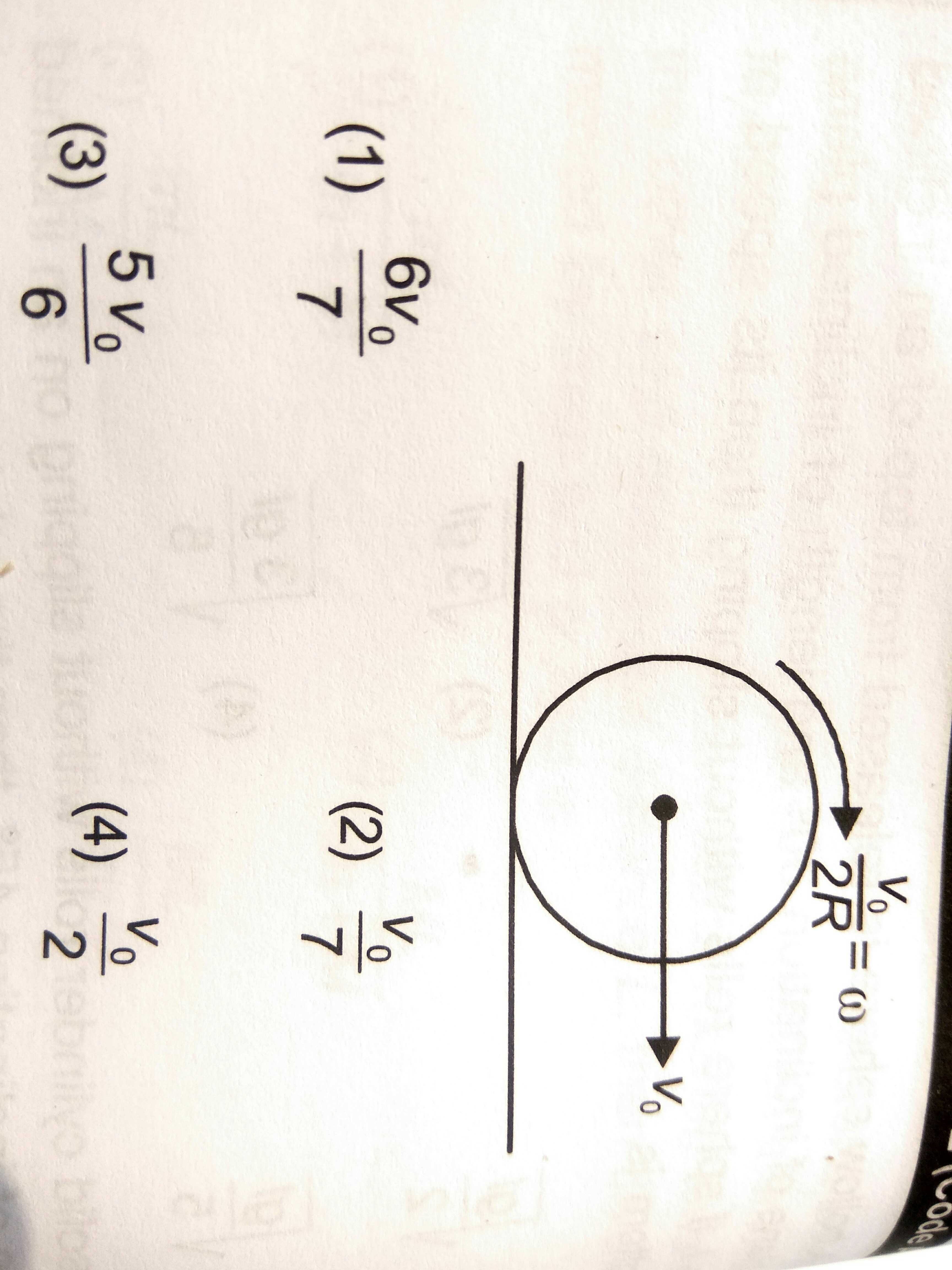 Question image for Q-A solid sphere has combined linear and rotation